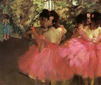 Degas, Edgar - Dancers in Pink